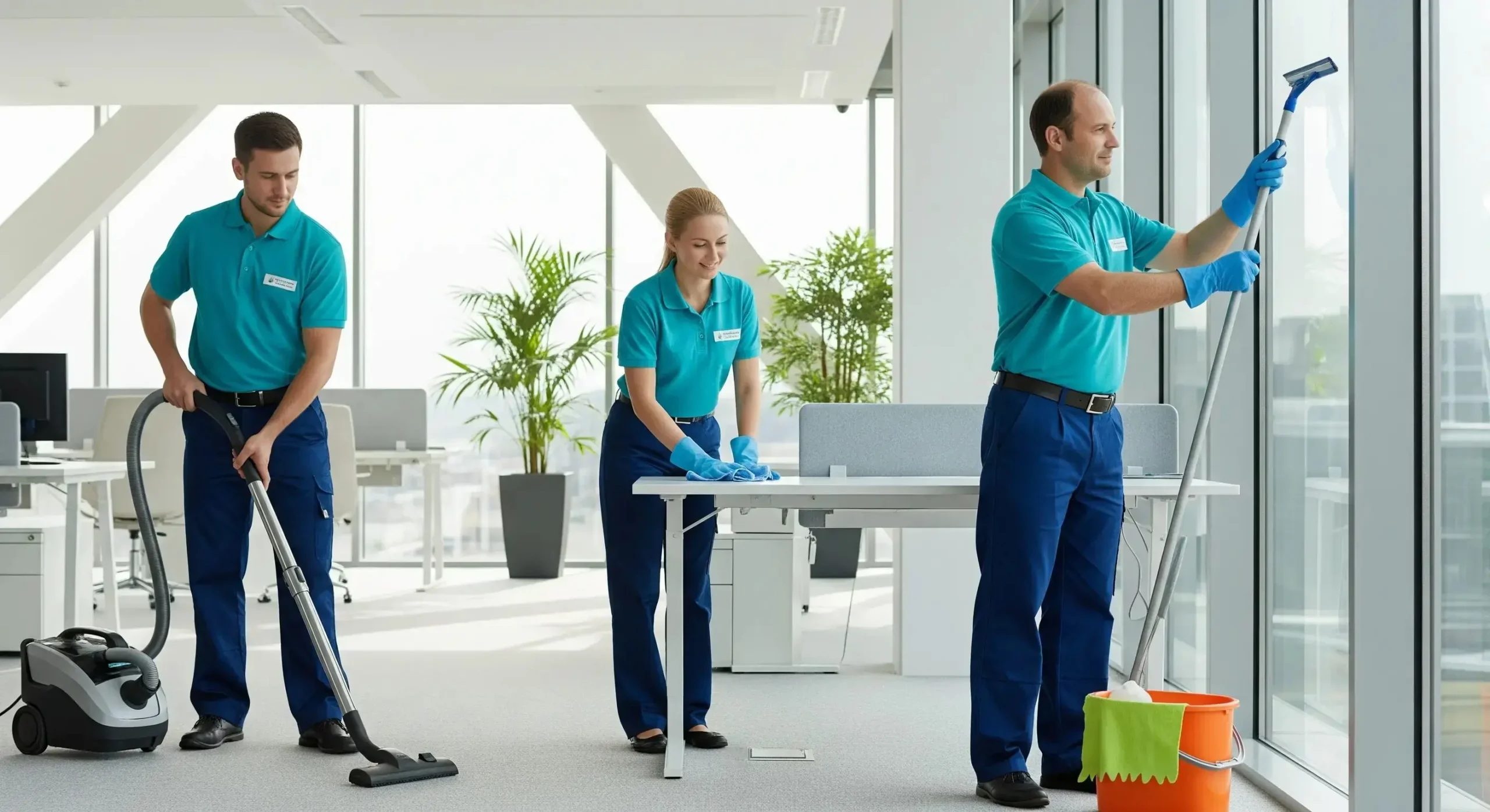 Office Desk Cleaning